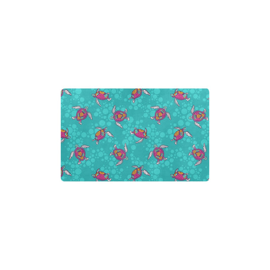 Sea Turtle Pattern Kitchen Mat