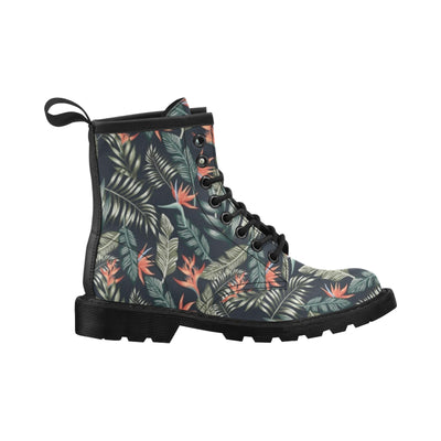 Bird Of Paradise Pattern Print Design BOP02 Women's Boots