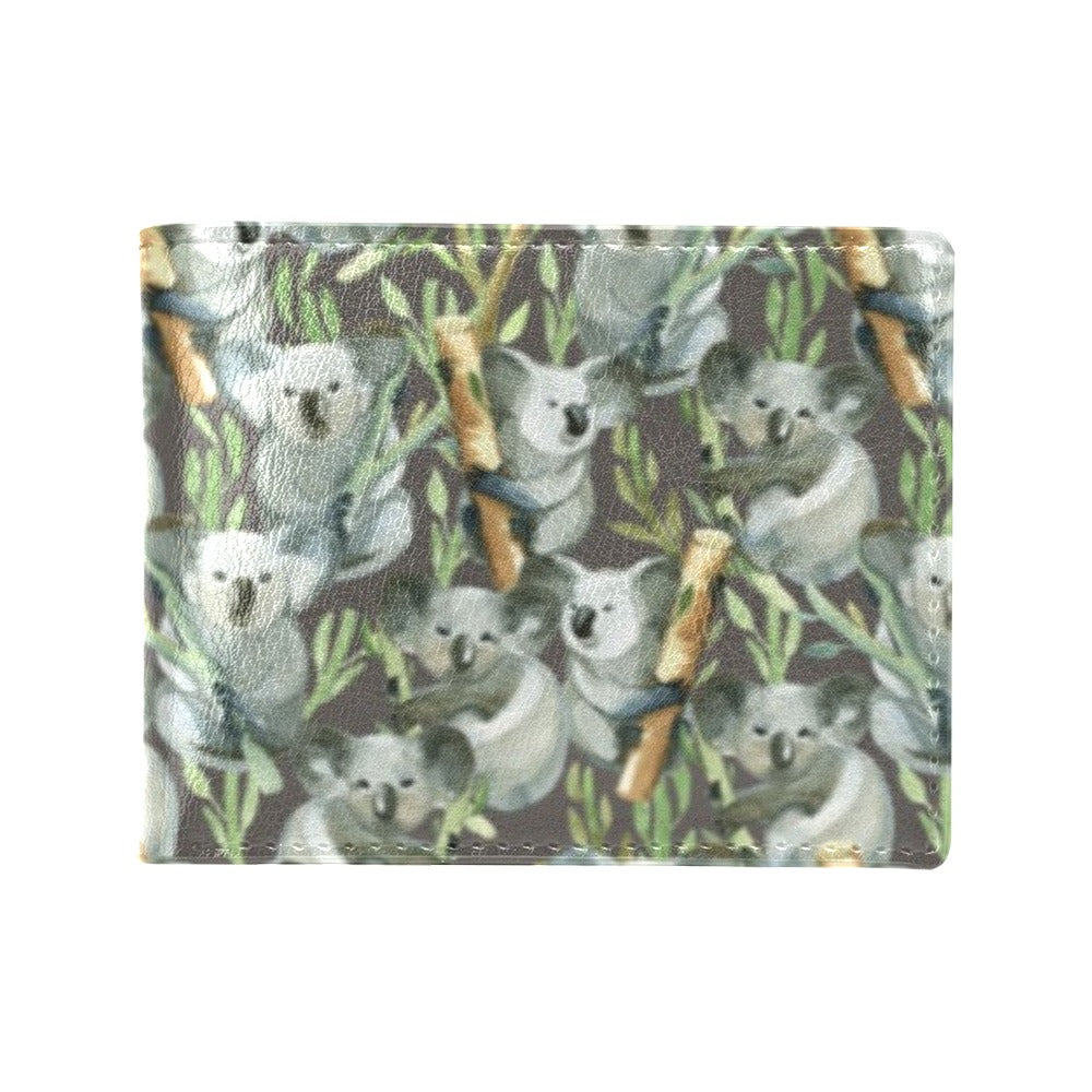 Koala Pattern Design Print Men's ID Card Wallet
