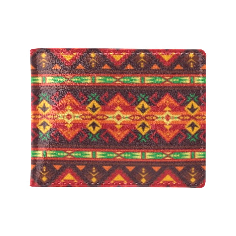 Southwest Pattern Print Design LKS309 Men's ID Card Wallet