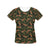 Tiger Pattern Print Design LKS303 Women's  T-shirt