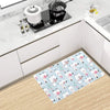 Llama Pattern Print Design 04 Kitchen Mat