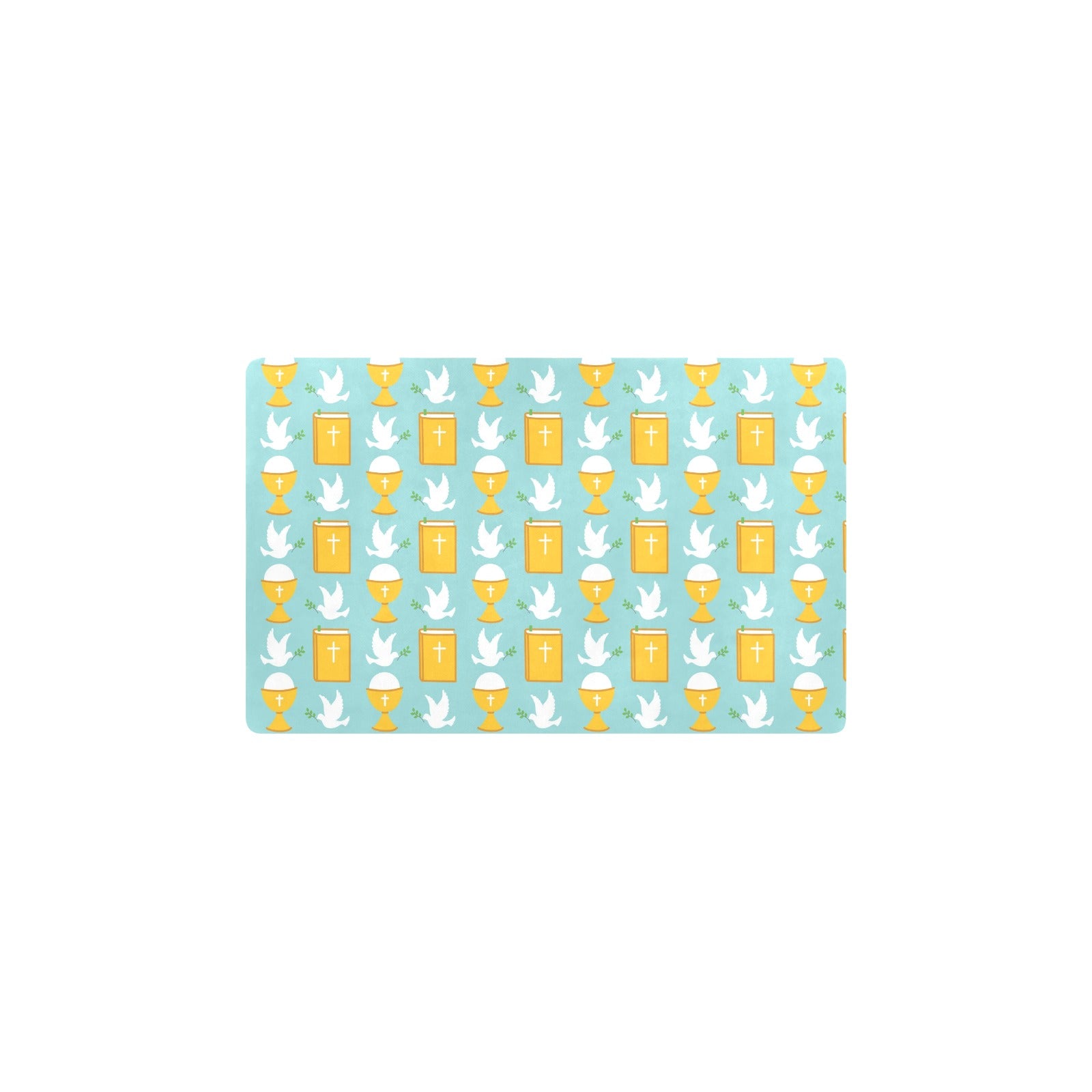 Christian Pattern Print Design 02 Kitchen Mat