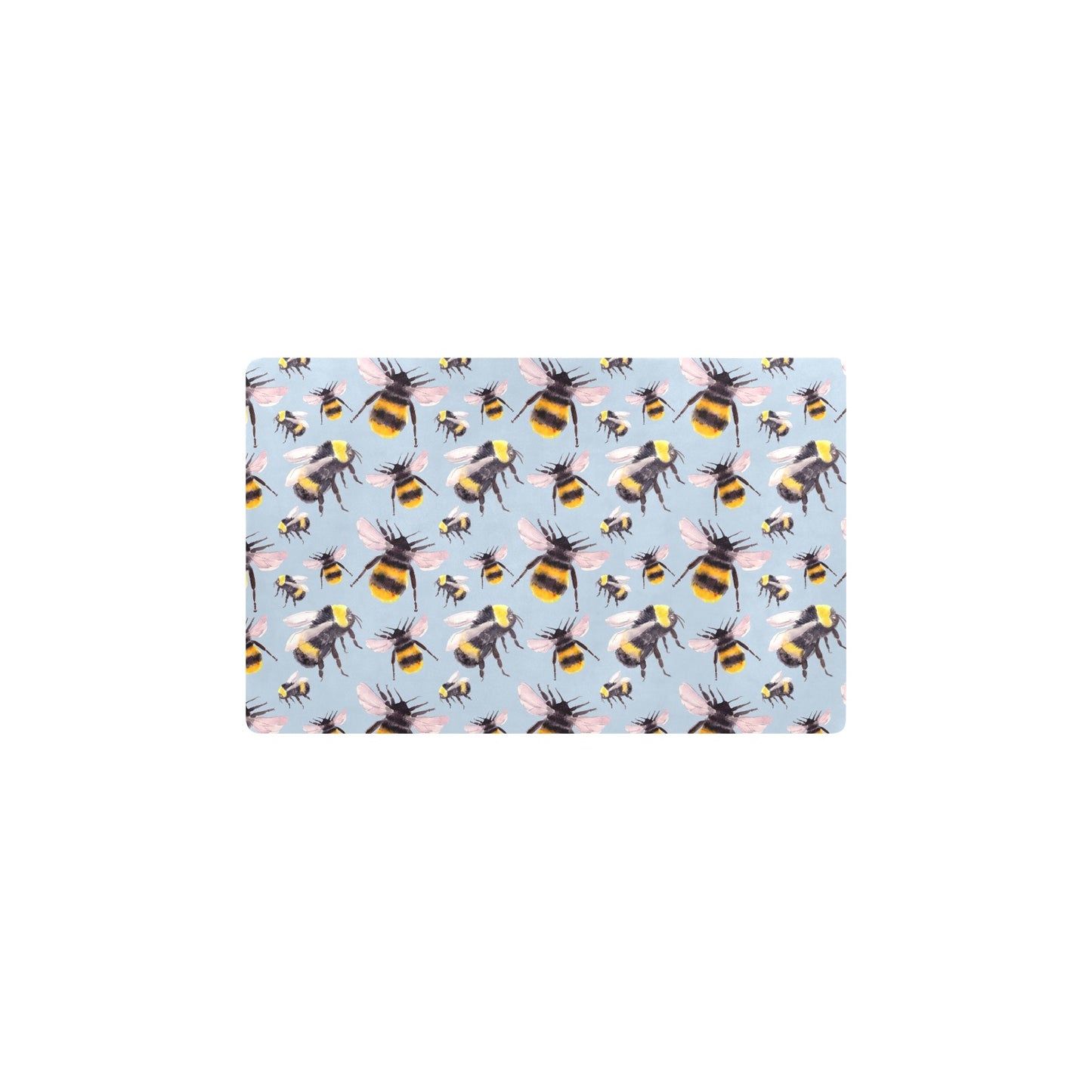 Bee Pattern Print Design BEE08 Kitchen Mat