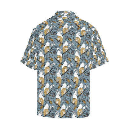 Squirrel Print Design LKS305 Men's Hawaiian Shirt