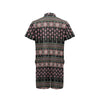 Ethnic Dot Style Print Pattern Men's Romper