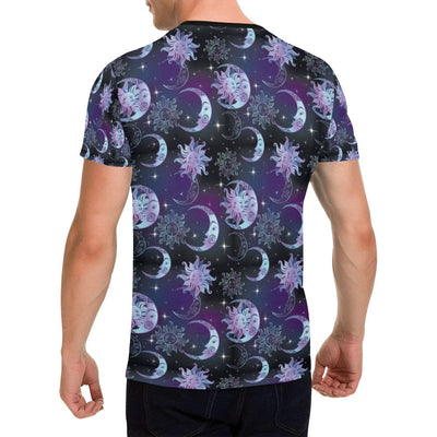 Sun Moon Print Design LKS303 Men's All Over Print T-shirt