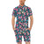 Pink Hibiscus Hawaiian Flower Men's Romper