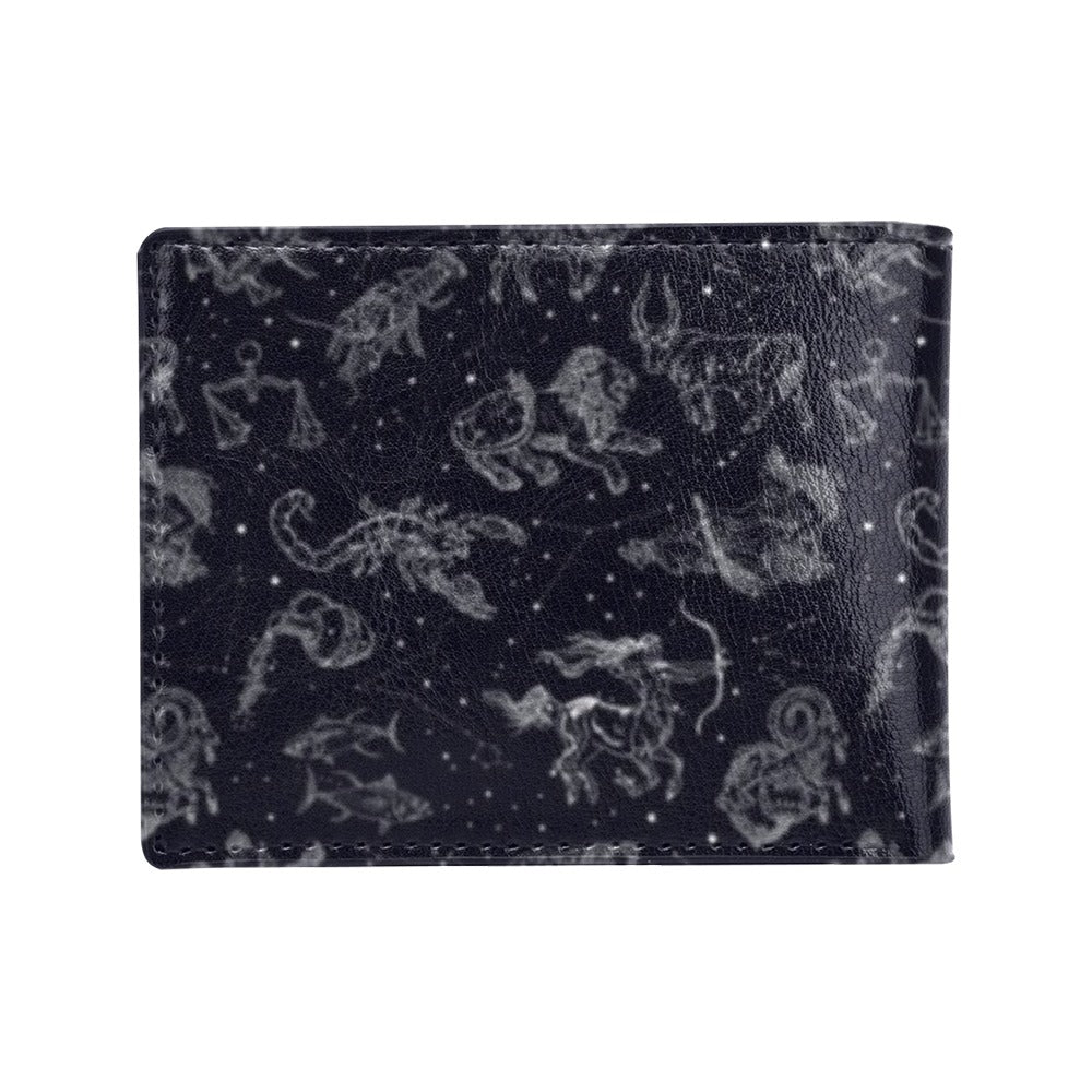 Zodiac Print Design LKS304 Men's ID Card Wallet