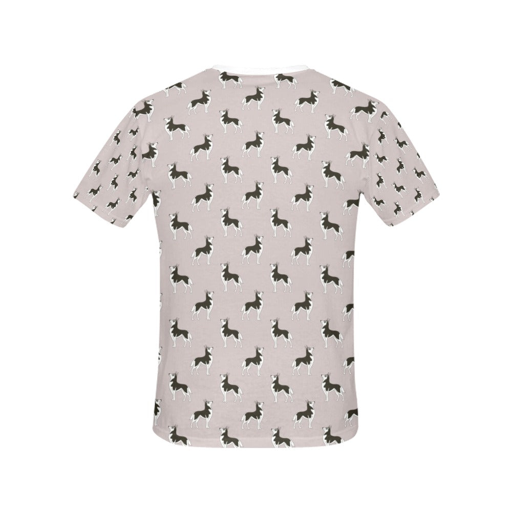 Siberian Huskies Print Design LKS301 Women's  T-shirt