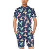 Hummingbird Cute Pattern Print Design 01 Men's Romper