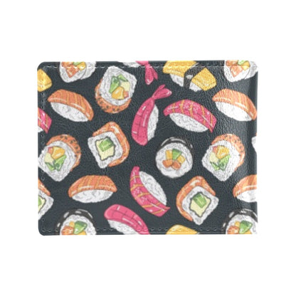 Sushi Print Design LKS306 Men's ID Card Wallet