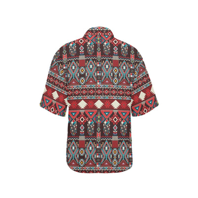 Tribal Aztec Indians native american Women's Hawaiian Shirt