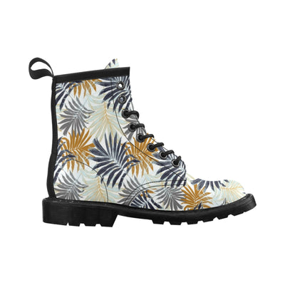 Colorful Tropical Palm Leaves Women's Boots