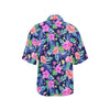 Neon Hibiscus Pattern Print Design HB016 Women's Hawaiian Shirt