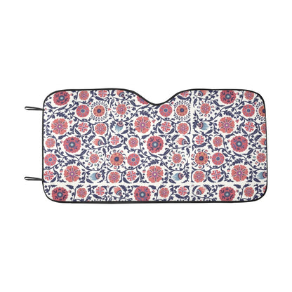 Suzani Print Design LKS304 Car front Windshield Sun Shade