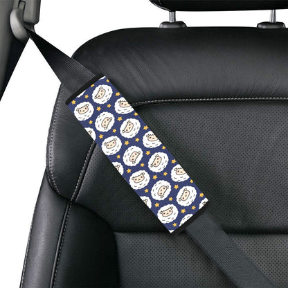 Sheep Print Design LKS402 Car Seat Belt Cover