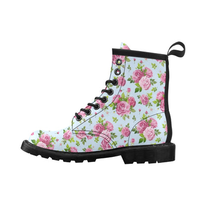 Rose Pink Pattern Print Design RO08 Women's Boots
