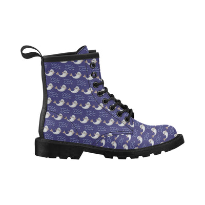 Sea Lion Print Design LKS404 Women's Boots