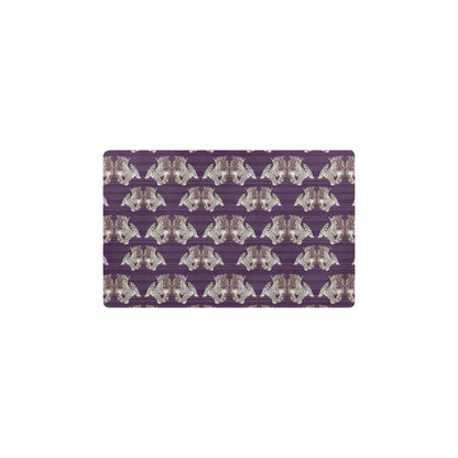 Leopard Pattern Print Design 01 Kitchen Mat