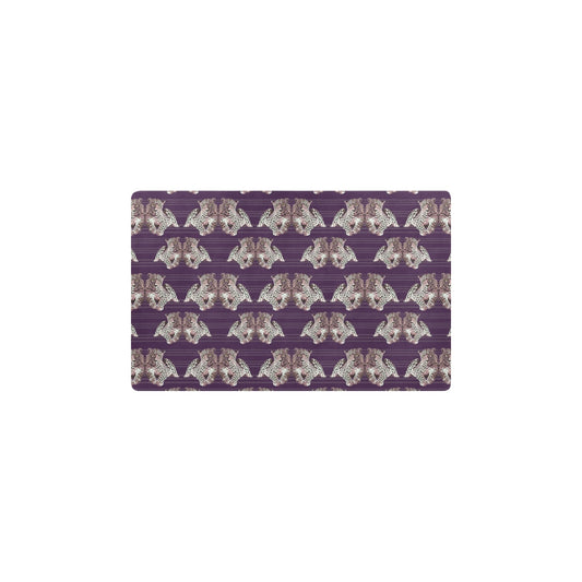 Leopard Pattern Print Design 01 Kitchen Mat