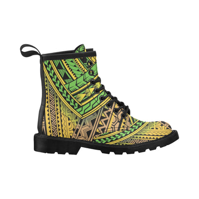 Polynesian Tribal Color Women's Boots