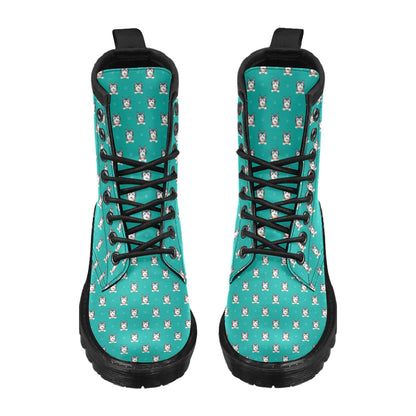 Siberian Huskies Print Design LKS304 Women's Boots
