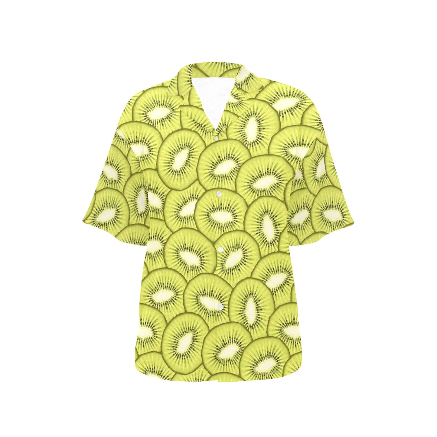 Kiwi Pattern Print Design KW07 Women's Hawaiian Shirt