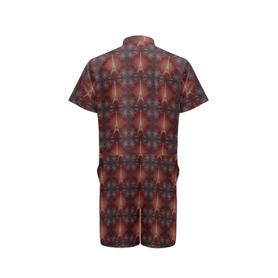 Eiffel Tower Drawing Print Men's Romper