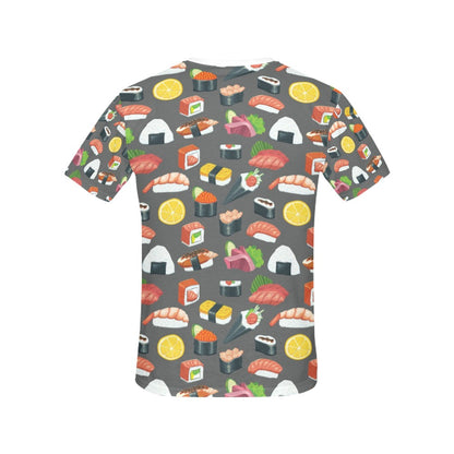 Sushi Print Design LKS302 Women's  T-shirt