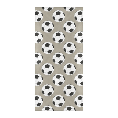 Soccer Ball Print Design LKS302 Beach Towel 32" x 71"