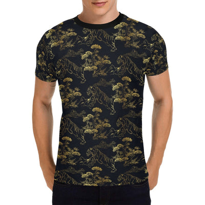 Tiger Japan Style Print Design LKS305 Men's All Over Print T-shirt