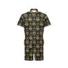 lotus Boho Pattern Print Design LO03 Men's Romper