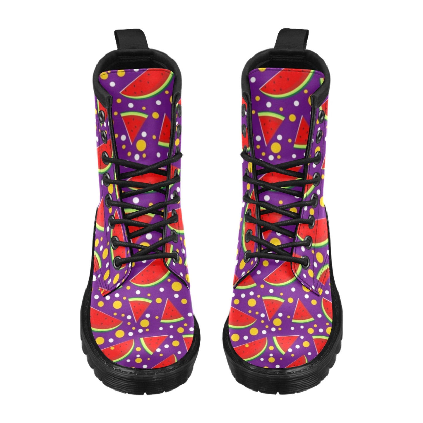 Watermelon Pattern Print Design WM010 Women's Boots