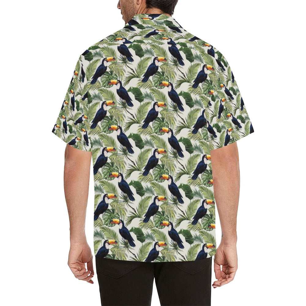 Toucan Print Design LKS308 Men's Hawaiian Shirt