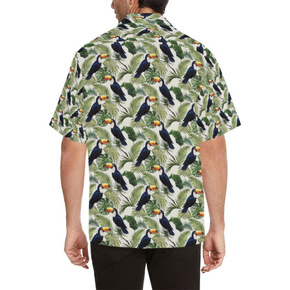 Toucan Print Design LKS308 Men's Hawaiian Shirt
