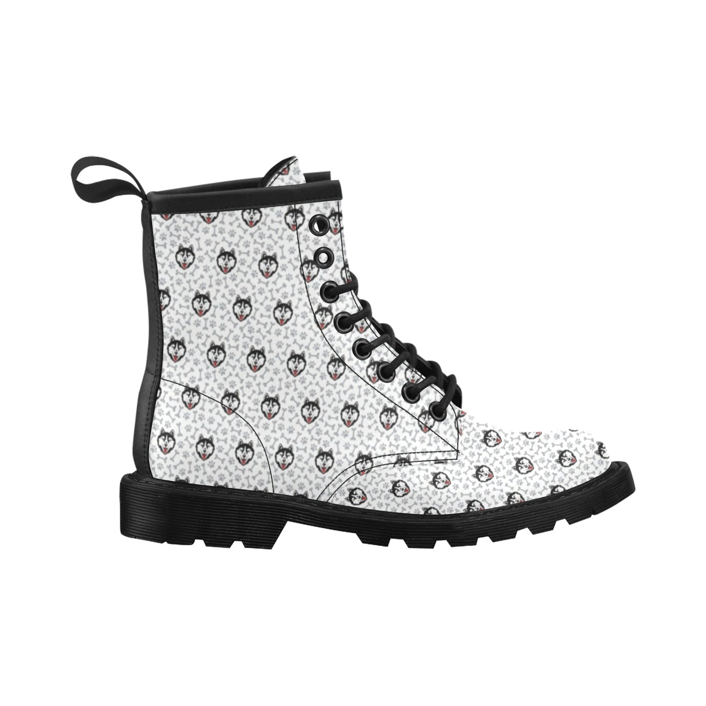 Siberian Huskies Print Design LKS305 Women's Boots
