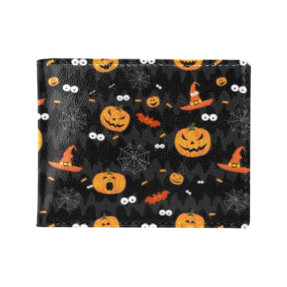 Halloween Print Design LKS405 Men's ID Card Wallet