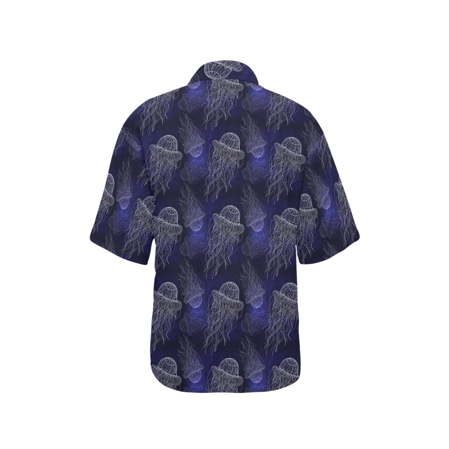 Jellyfish Pattern Print Design 02 Women's Hawaiian Shirt