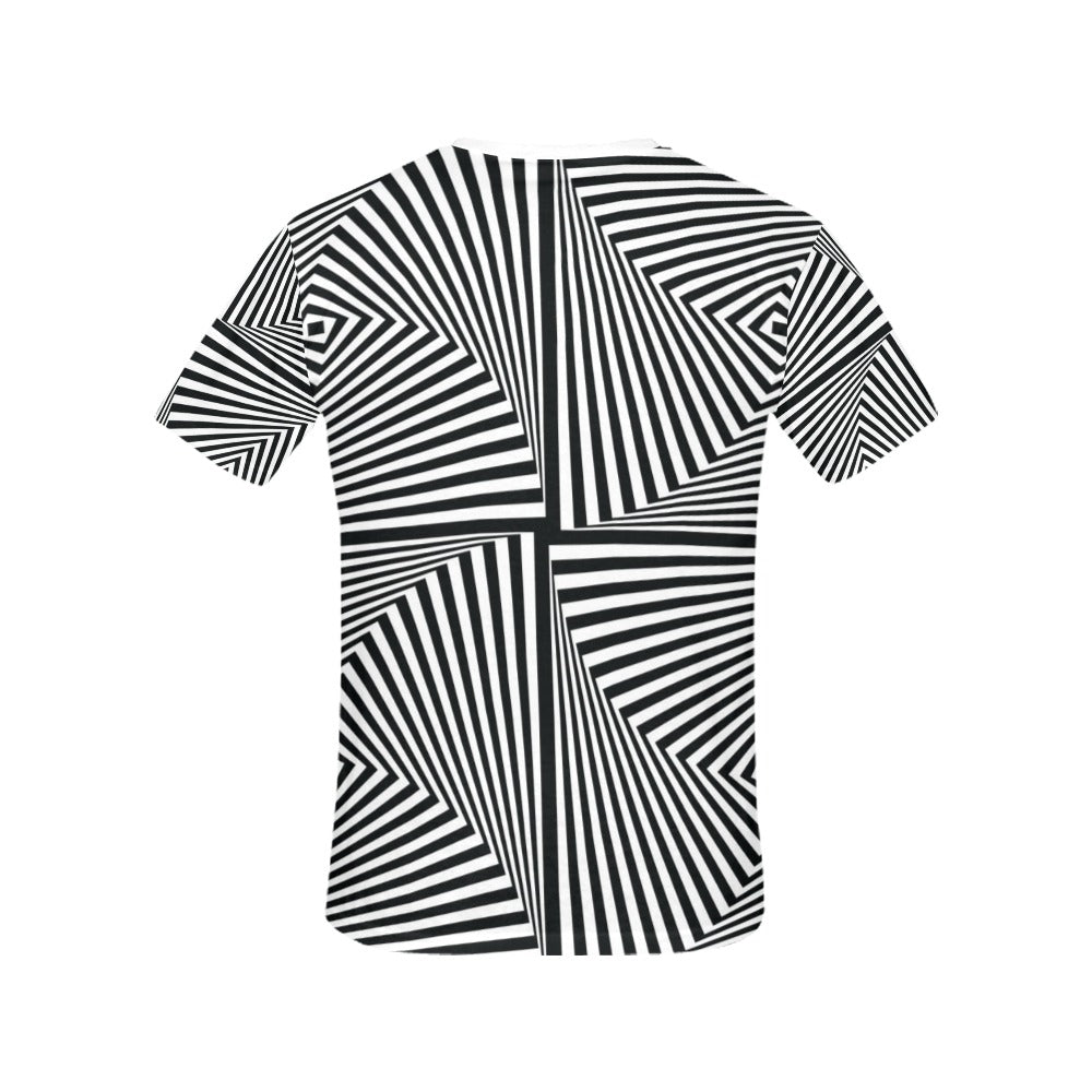 Vortex Print Design LKS302 Women's  T-shirt
