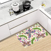 Butterfly Colorful Indian Style Kitchen Mat