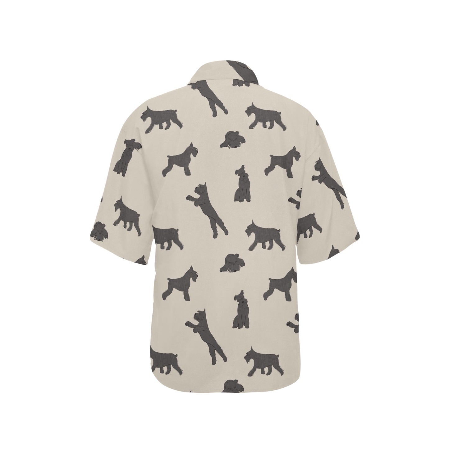 Schnauzers Pattern Print Design A06 Women's Hawaiian Shirt