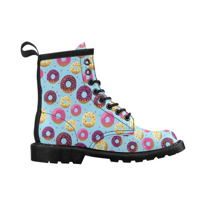 Donut Pattern Print Design DN07 Women's Boots