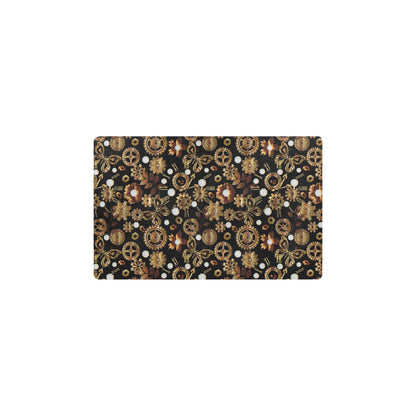 Steampunk Butterfly Design Themed Print Kitchen Mat