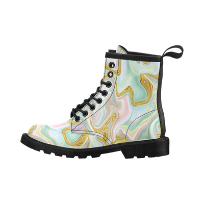 Gold Sweet Marble Women's Boots