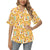 Llama Cute Themed Print Women's Hawaiian Shirt