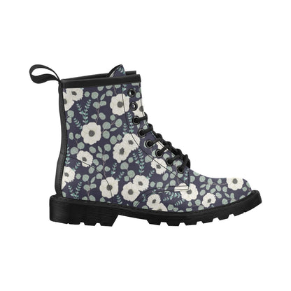 Anemone Pattern Print Design AM01 Women's Boots
