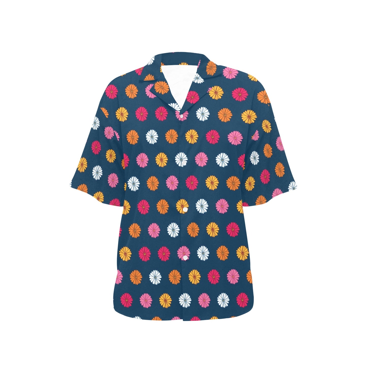 Gerberas Pattern Print Design GB06 Women's Hawaiian Shirt