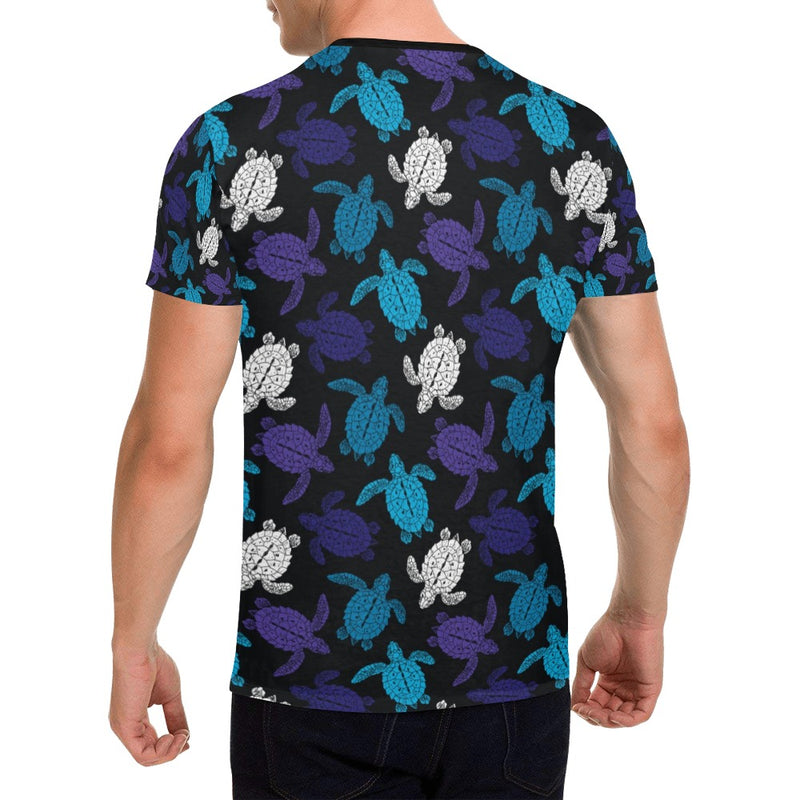 Sea Turtle Print Design LKS306 Men's All Over Print T-shirt