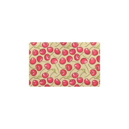 Cherry Pattern Print Design CH05 Kitchen Mat